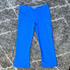 LuluLemon Blue Crop Pants